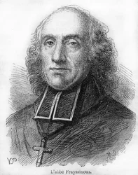 Denis de Frayssinous gróf (1765-1841), francia elöljáró, Hermopolis püspöke, az egyházi ügyek és a közoktatás minisztere. Metszet 1844-ből.