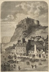 Edinburgh-i kastély – Edinburgh-i kastély Skóciában – 1864