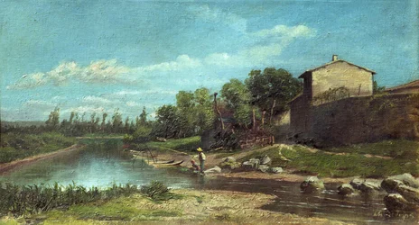 Halász (tempera a panelen)