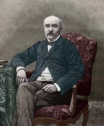 Georges Clemenceau (1841-1929), francia politikus 1885-ben.