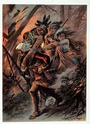 F. Cooper „” bőrharisnya” illusztrációja