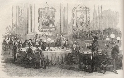 Jean-Jacques (Jean Jacques) Berger (1790-1859) A SZJÁNNA PREFEKTSUSA, PÁRIZS ARRONDISSENSES POLGÁRMESTEREINEK kihirdeti a SZAVAZAT A BIRODALOMRA