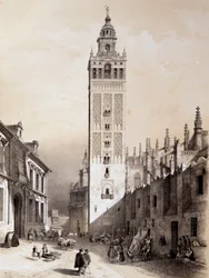 La Giralda, Sevilla, „Spanyolország híres helyszíneinek és műemlékeinek művészi és monumentális Spanyolországa”” – Don Genaro Perezde Villa