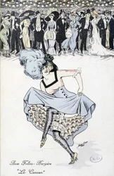 Folies-Bergères: a „Cancan”, n.d.
