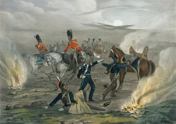 ?Élet a táborban Sebastopol előtt. 4. szám Az éjféli ébresztő?, 1854 körül
