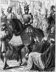 XII. Lajos (1462-1516) belép a Genes-be (Olaszország).