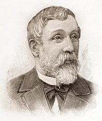 Az Academie Francaise tagjai 1895-ben: Alfred Mezieres (1826-1915) irodalomtörténész, francia politikus és esszéista portréja.