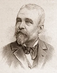 A Francaise Akadémia tagjai 1895-ben: Ernest Lavisse (1842-1922) francia történész portréja.