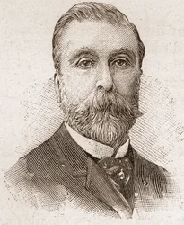 Az Academy Francaise tagjai 1895-ben: Ludovic Halevy (1834-1908) francia drámaíró, librettista és regényíró portréja.