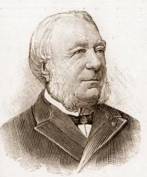 Az Academy Francaise tagjai 1895-ben: Marie Louis Antoine Gaston Boissier (1823-1908) francia történész és filológus portréja.
