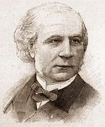 Az Academy Francaise tagjai 1895-ben: Octave Greard (1828-1904) vezető tisztviselő és irodalomtörténész, francia irodalomkritikus portréja.