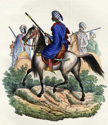 Az algíri rendőrséggel a francia afrikai hadsereg által megbízott mór csendőrök, akiket 1831-ben képeztek ki, és 1841-ben oszlattak fel. Leone Galibert „Storia d