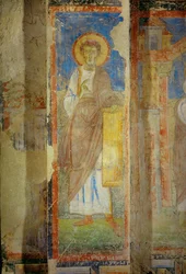 A felső-ausztriai Lambach bencés kolostor templomának freskói (freskó)