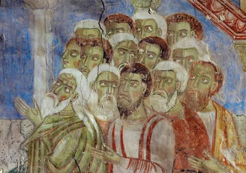 A felső-ausztriai Lambach bencés kolostor templomának freskói (freskó)
