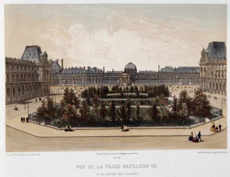 Napóleon tér és a Tuileries-palota