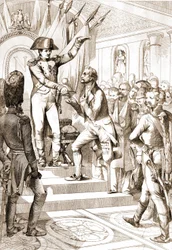 Napóleon 1804-ben kiosztotta a Becsületlégió rendjeit.