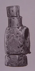 Ned Kelly házi készítésű páncélruhája (metszet)
