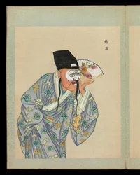 Száz portré pekingi opera szereplőiről, 19. század vége-20. század eleje (ötvenlapos album; tinta, színes és arany, selyem)