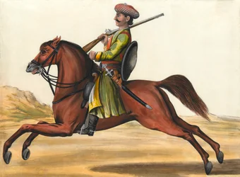?A Nawaab szolgálatában honos lovasság egyik tagja?, 1780 körül