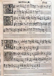 Oldal a Liber octo Missarumból (1541)