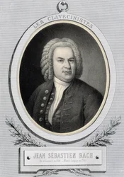 Portré medalionban, Jean Sebastien Bach (Johann Sebastian Bach