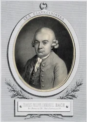 Charles Philippe Emmanuel Bach (1714-1788), Jean Sebastien Bach fia, n.d. 19. sz.