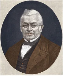 Adolphe Thiers (1797 - 1877) portréja - színes nyomat
