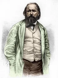 Alekszandr Ivanovics Herzen (Hertzen) portréja 1812-1870.