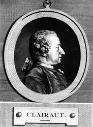 Alexis Claude CLAIRAUT (1713-1765) francia matematikus portréja.
