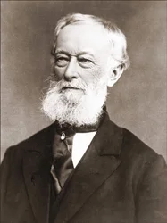 Alfred Krupp (1812-1887) portréja, fotózás 1870-1887 között.