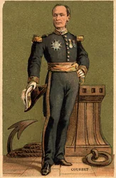 Amédée Anatole Courbet portréja. francia tengernagy (1827-1885).