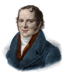 Antoine Francois, Fourcroy grófjának (1755 - 1809) portréja vegyész, természettudós, orvos, metszet a XIX.