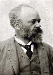 Anton (Antonin) Dvorak (1841 - 1904), cseh zeneszerző portréja.