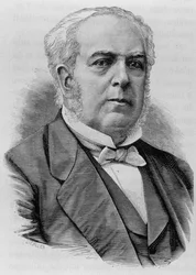 Auguste Casimir-Périer (1811 - 1876) portréja. század végi metszet a „Histoire de France”-ban, H. Martin.