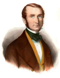 Justus Von Liebig báró (1803-1873) vegyész portréja Metszet a 19. századról Magángyűjtemény