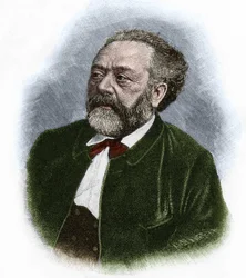 Berthold Auerbach (1812-1882) német író portréja.