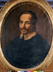Bonifazio Graziani (1604 / 1605-1664) olasz zeneszerző portréja.