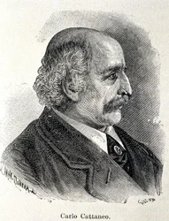 Carlo Cattaneo (1801-1869) portréja