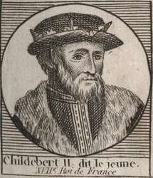 Childebert portréja II