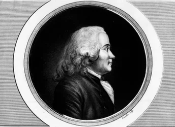 Chretien Guillaume de Malesherbes (1721-1794) portréja. Metszet a „” A francia forradalom történelmi festményeinek teljes gyűjteménye, három kötetben.””” 1804.