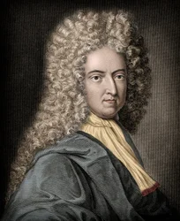 Daniel de Foe vagy Defoe (1660-1731), angol író és újságíró portréja - Daniel Defoe (1660-1731) - angol regényíró és újságíró