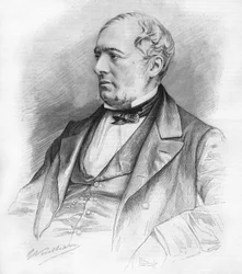 Edouard Charton (1807-1890) portréja. író, politikus, ügyvéd és Saint Simonian.