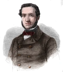Edouard Drouyn de Lhuys (1805-1881) francia diplomata és politikus portréja