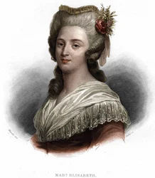 A Fülöp-szigeteki Erzsébet portréja, a francia Marie Hélène, „Madame Elisabeth” néven ismert, XVI. Lajos király (1764-1794) nővére