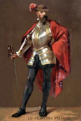 Francisco Pizarro portréja (fr. Francois Pizarre