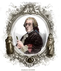 Francois Boucher (1703-1770) francia festő portréja.