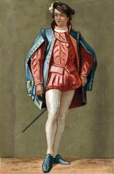 II. Francois (1544-1560), francia király portréja.