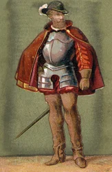 I. Francois Lotaringiai (1519-1563), Guise hercege és Aumale hercege, sőt Franciaország portréja.