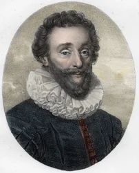 Francois de Malherbe (1555-1628) angol költő, kritikus és műfordító portréja
