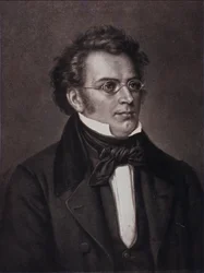 Franz Schubert portréja (metszet)